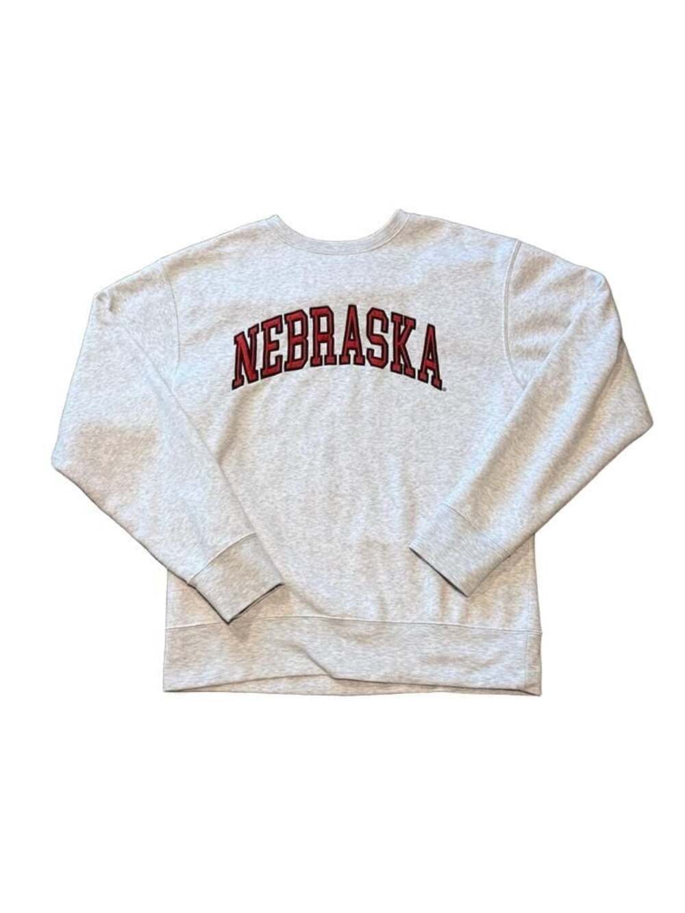 University of Nebraska Huskers Gray Crewneck Sweatshirt Size Medium